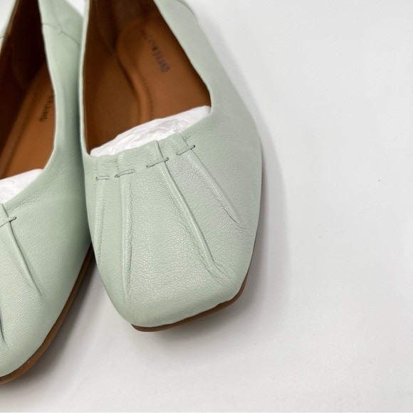 Lucky Brand Womens Size 8 Pastel‎ Light Seafoam Green Leather Ballet Flats Shoes - Picture 7 of 16
